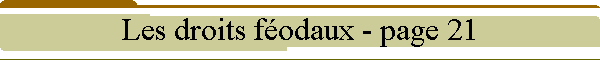 Les droits fodaux - page 21