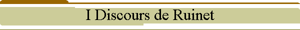 I Discours de Ruinet